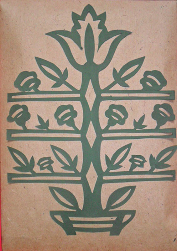 С. Пасюк. Витинанка «Тюльпанове дерево». 2019